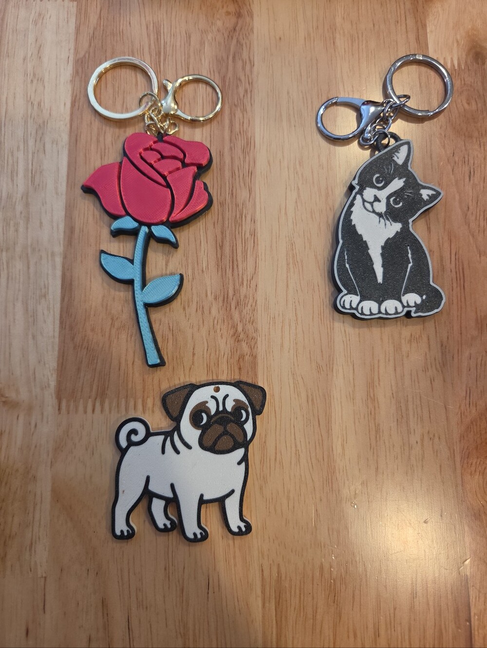 3d Printed Customized Bag Charms- Made By My 13 Year Old 💙